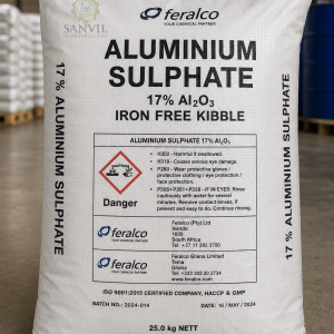 High-quality Aluminium Sulphate supplied by Sanvil Industries Ltd in Kenya, Uganda, and Tanzania.