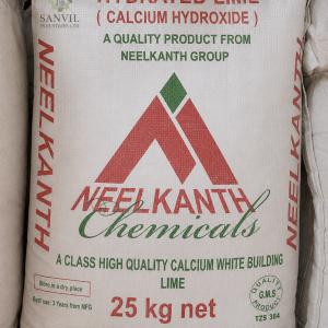 Premium-grade Calcium Hydroxide (Hydrated Lime) for water treatment, construction, agriculture, and industrial applications supplied by Sanvil Industries Ltd.