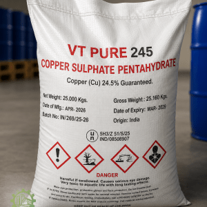 High-purity Copper Sulphate Pentahydrate supplied by Sanvil Industries Ltd in Kenya, Uganda, and Tanzania.