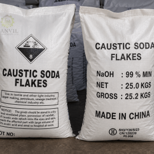 High-purity Caustic Soda Flakes supplied by Sanvil Industries Ltd in Kenya, Uganda, and Tanzania.