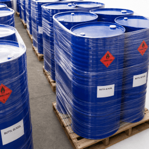 Butyl Glycol 2-Butoxyethanol solvent for paints, coatings, industrial cleaners, degreasers, inks and detergent manufacturing from Sanvil Industries Ltd.