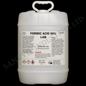 Formic Acid HCOOH for leather tanning, textile processing, rubber manufacturing, chemical production and industrial applications from Sanvil Industries Ltd.