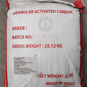 Premium Granular Activated Carbon for water treatment, air purification, mining, and industrial filtration supplied by Sanvil Industries Ltd.