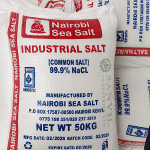 Premium Industrial Salt (NaCl) for water treatment, chemical manufacturing, textile processing, and industrial applications supplied by Sanvil Industries Ltd.
