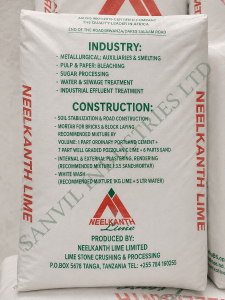 Lime including Quicklime CaO and Hydrated Lime Ca(OH)₂ for water treatment, construction, mining and industrial applications from Sanvil Industries Ltd.
