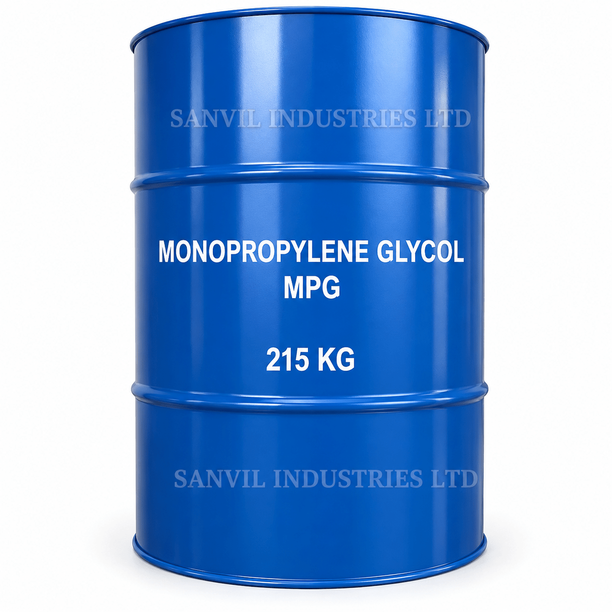 Premium Mono Propylene Glycol (C₃H₈O₂) for food processing, pharmaceuticals, cosmetics, HVAC, refrigeration, and industrial applications supplied by Sanvil Industries Ltd.