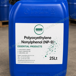 NP9 nonionic surfactant for detergent manufacturing, industrial cleaning, degreasers, textile processing and chemical formulations in Kenya.