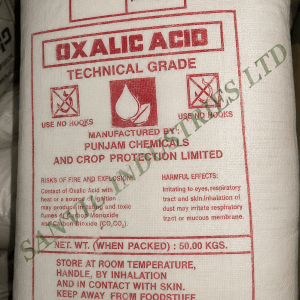 Oxalic Acid for rust removal, metal cleaning, wood restoration, textiles, leather processing and industrial applications from Sanvil Industries Ltd.