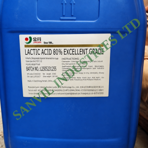 Lactic Acid Excellent Grade for food processing, cosmetics, personal care, pH adjustment and specialty manufacturing applications in Kenya.