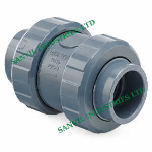 PVC non-return check valves for water pumps, irrigation, water treatment, drainage and industrial piping systems in Kenya.