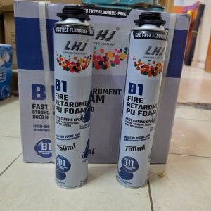 Fire retardant PU expanding foam for HVAC, construction, cold rooms, insulation, doors, windows and gap sealing in Kenya.